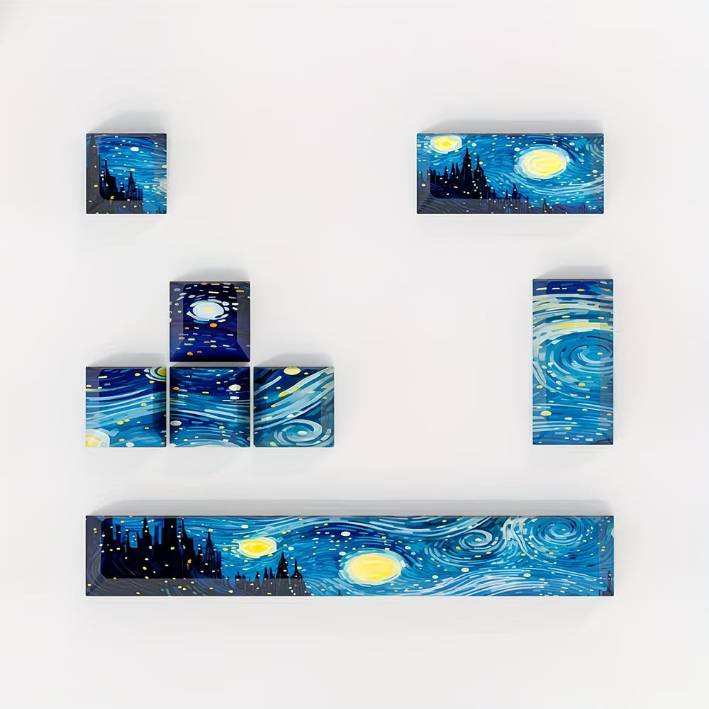 Van Gogh keycaps