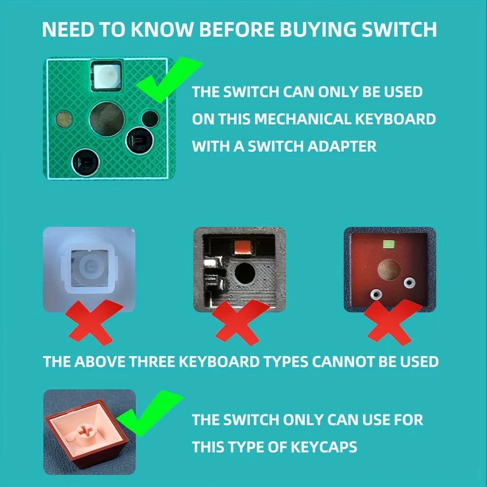 Blue key switch