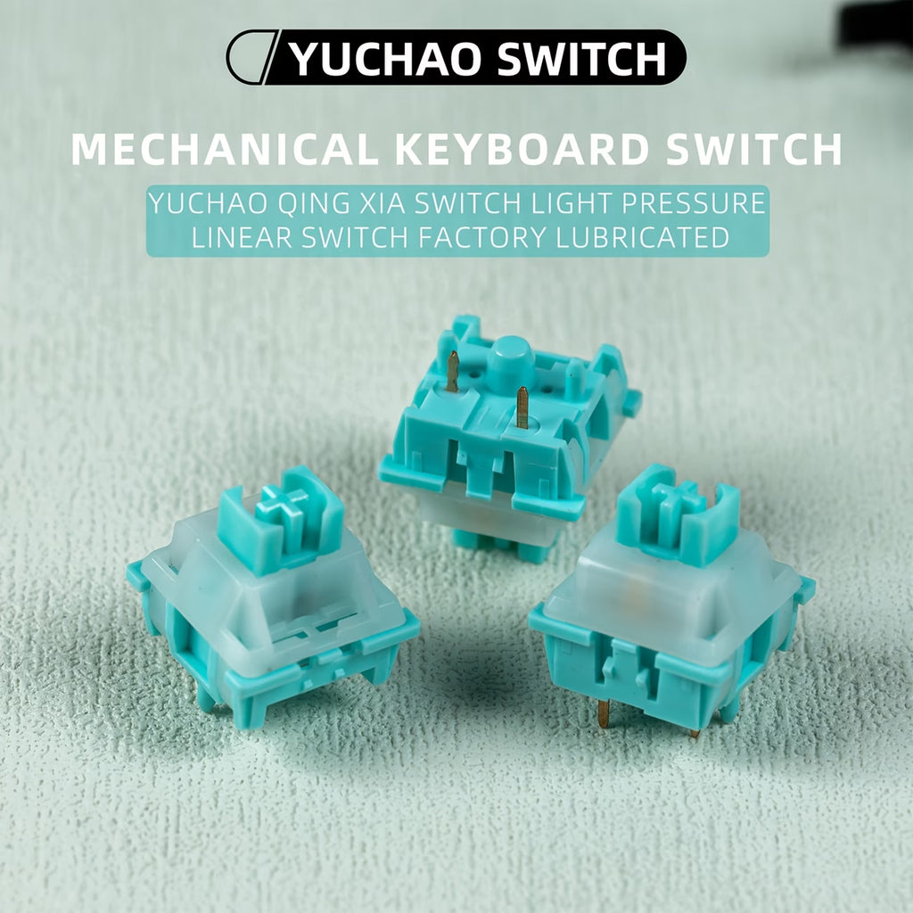 Blue key switch