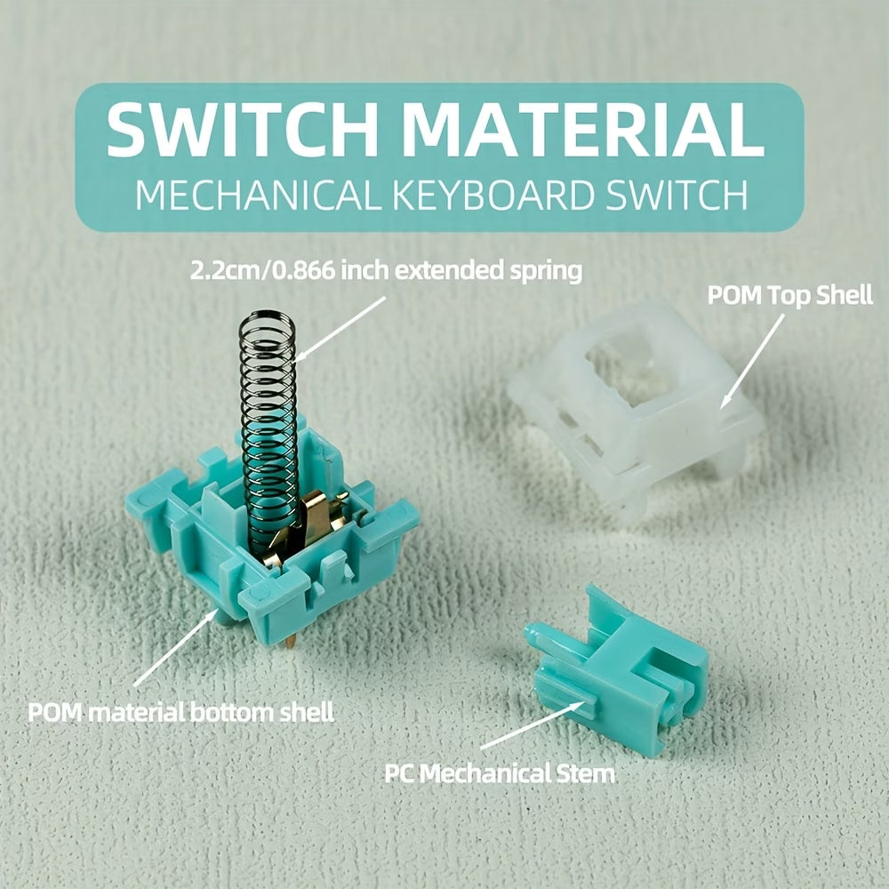 Blue key switch