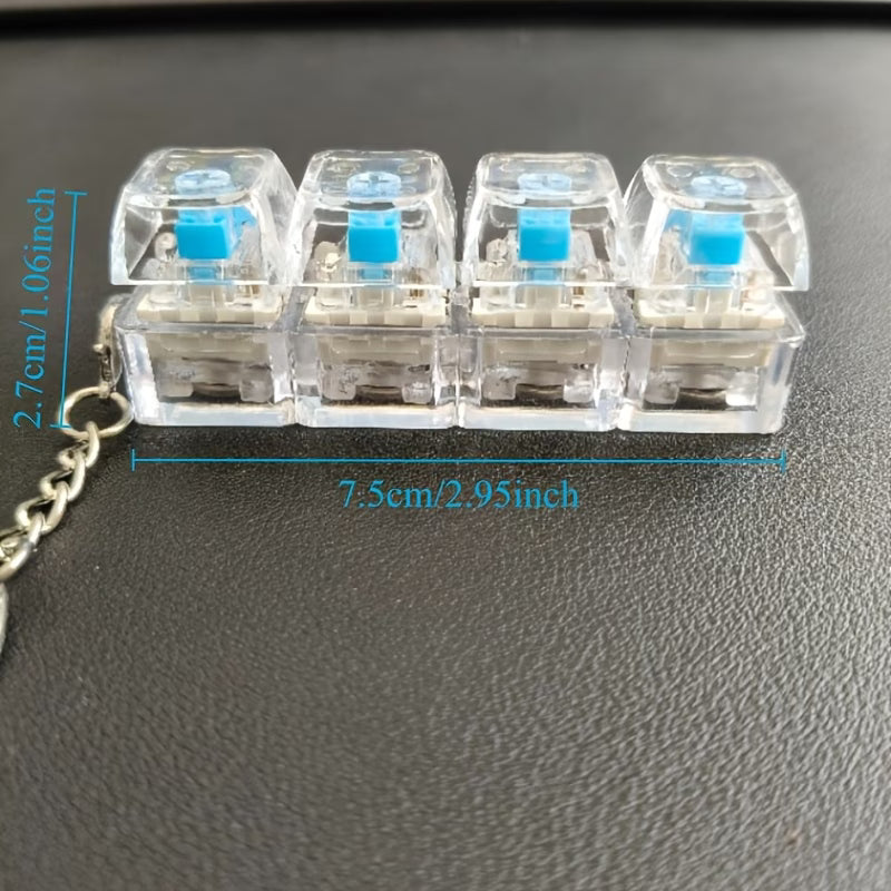 Key caps keychain